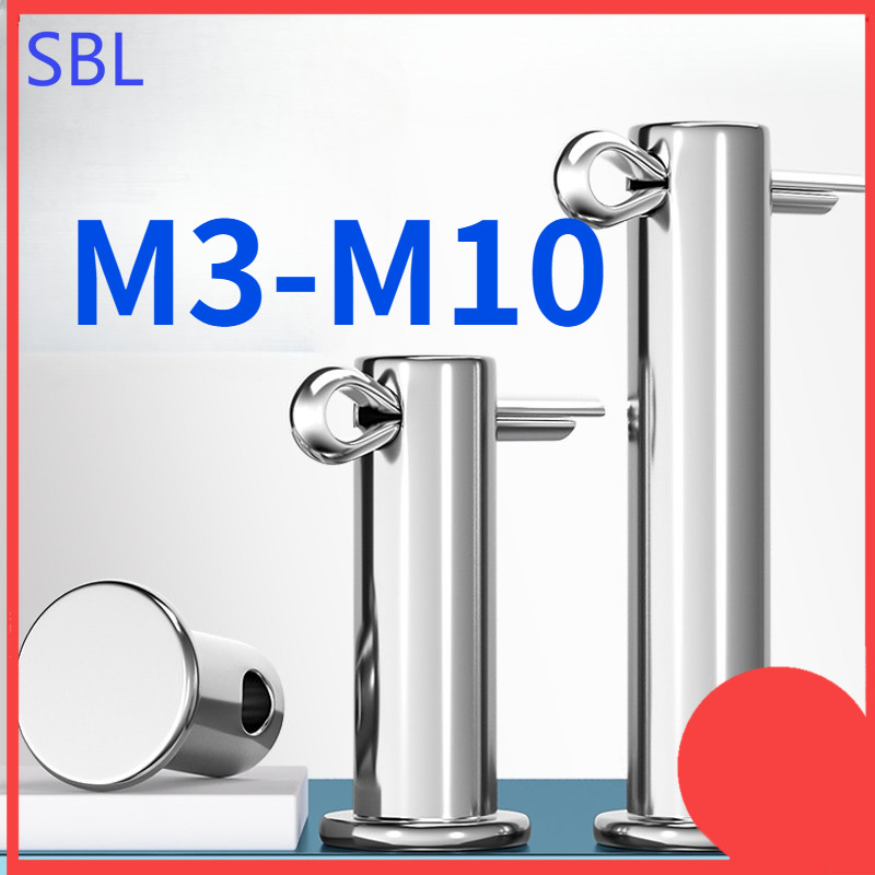 304 สแตนเลสสตีลหัวแบนพร้อมรูพินทรงกระบอกตําแหน่ง pin M3/M4/M5/M6/M8/M10 * L8-150 มม.SS-HX