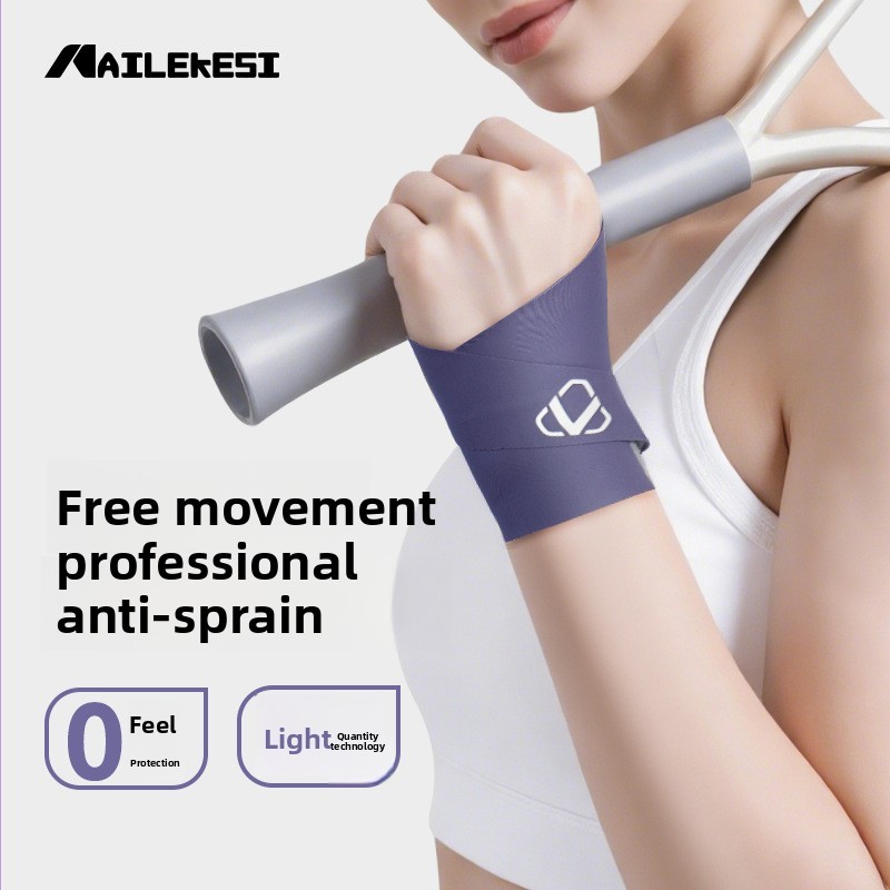 Wrist brace, thin summer model, for sprains, badminton, tennis, tendon sheath protection, joint protection