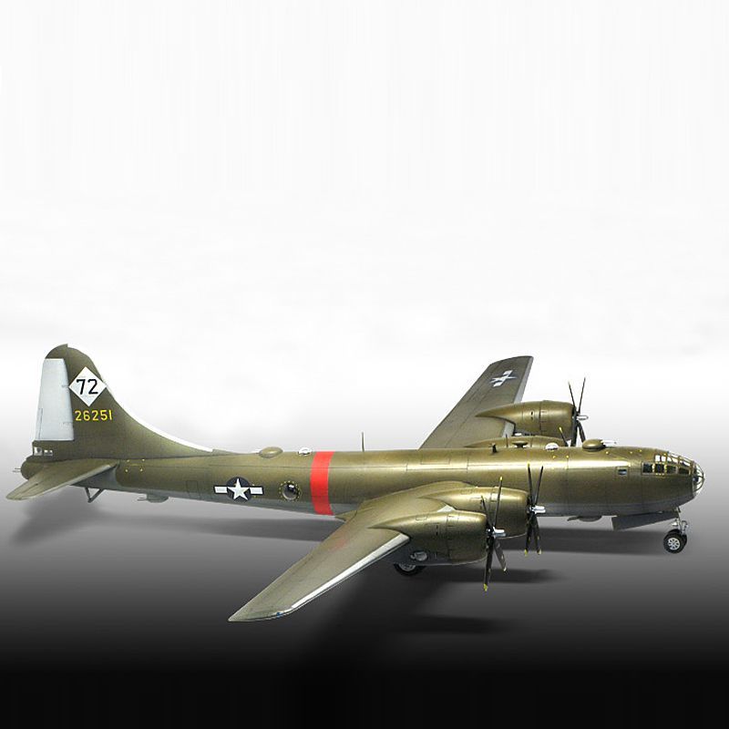 3G รุ่น Edmei ประกอบเครื่องบิน 12517 American B-29 Old Warriors Bomber 1/72