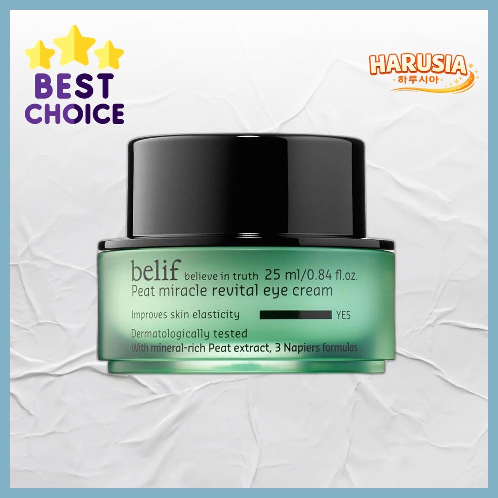 [Belif] Peat Miracle Revital Eye Cream 25ml / Korean Eye Cream / Revitalizing Treatment / ของแท้ 100