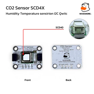 โมดูล CO2 Sensor ชิพแท้ SCD40 SCD41 CO₂ Humidity Temperature sensirion I2C Qwiic Massmore