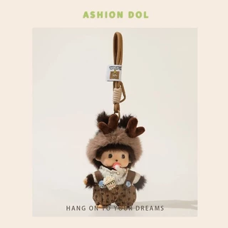 【พร้อมส่ง】monchhichi baby กระเป๋า พวงกุญแจ เสื้อ แก้ว พวงกุญแจ jol case griptok magsafeของแท้น่ารักลิงตุ๊กตากระเป๋าจี้กระเป๋าจี้มือเชือกตุ๊กตาแฟนของขวัญตุ๊กตาไวนิลจี้