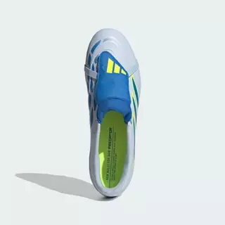 adidas ฟุตบอล รองเท้าฟุตบอลพร้อมลิ้นพับได้ PREDATOR CLUB สำหรับพื้นสนามหญ้า/พื้นสนามหลายประเภท Unisex สีน้ำเงิน JS0347