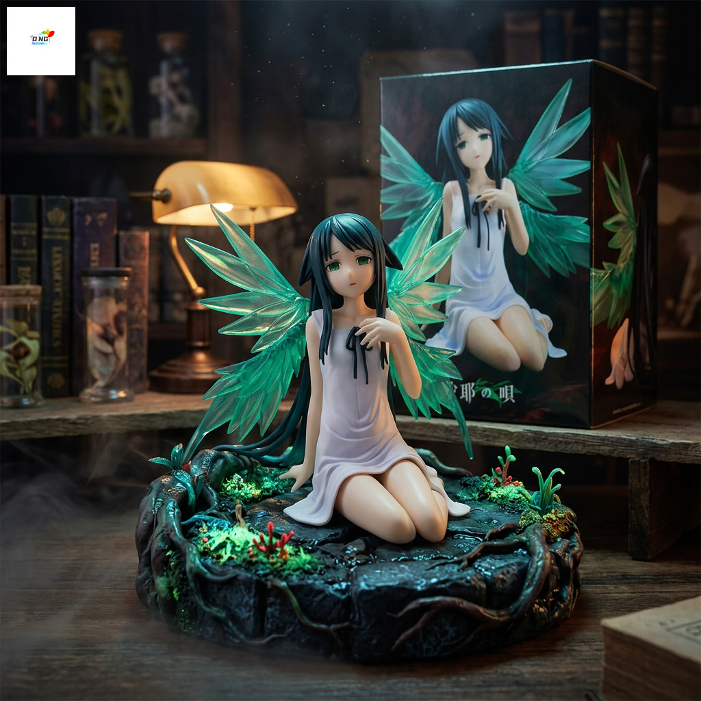 Saya No Uta รูปอะนิเมะตัวอักษร PVC รูปปั้นปีกโปร่งใสเครื่องประดับเดสก์ท็อป