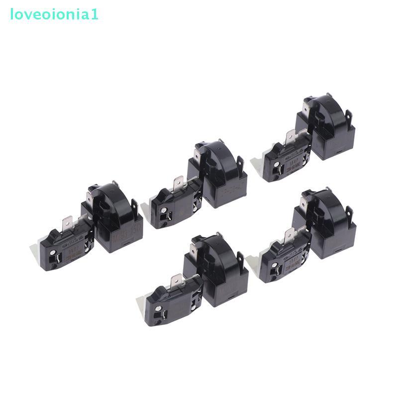 loveoionia1 PTC Starter Relay ตู้เย็น Starter Relay ตู้เย็น Overload Protectorpatible พร้อม LG ตู้เย