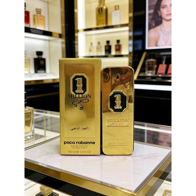 ((KE QI) PaG Millionaire Mens Medium Sample Three Piece Set Lucky Million Mens Light Fragrance 100ml