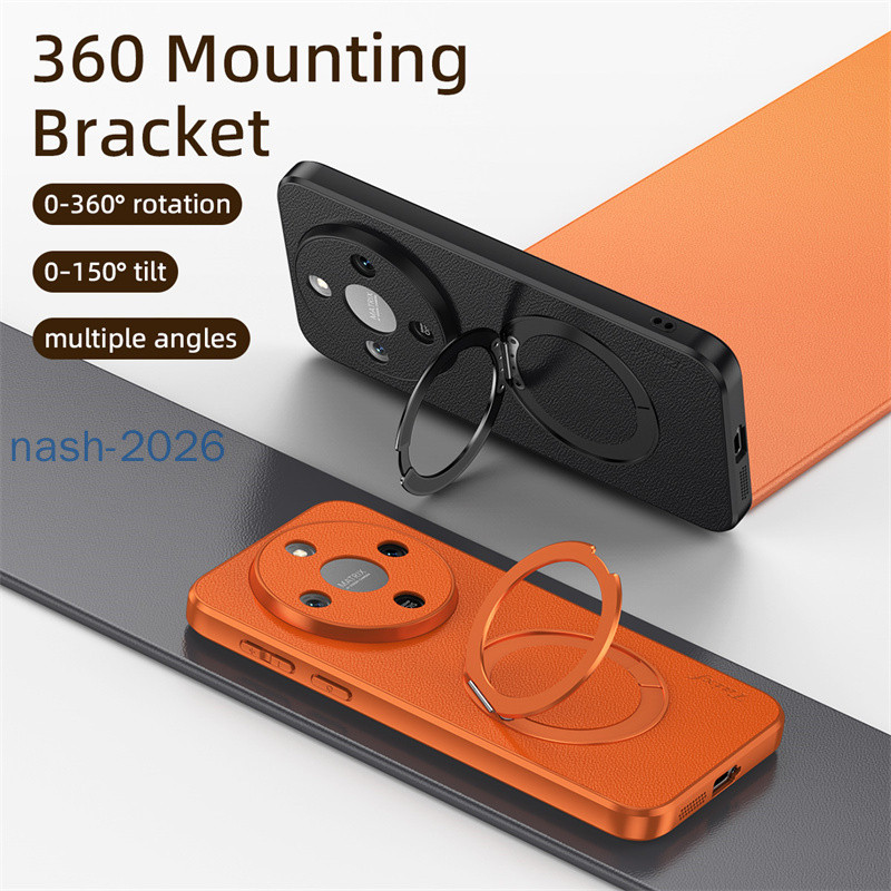 ปลอกสําหรับ Honor X9d Honor X9 d Honor X 9 d การปรับแต่งเคสโทรศัพท์กันกระแทกผิวหนังแหวนวงเล็บแม่เหล็