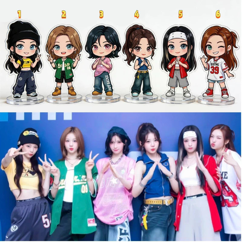 ✨ขายดี✨BABYMONSTER สินค้า CHQUITA Li Charen AHYEON AHYEON อะคริลิค 6 ซม.ตกแต่ง LP027✨ในเหตุการณ์✨