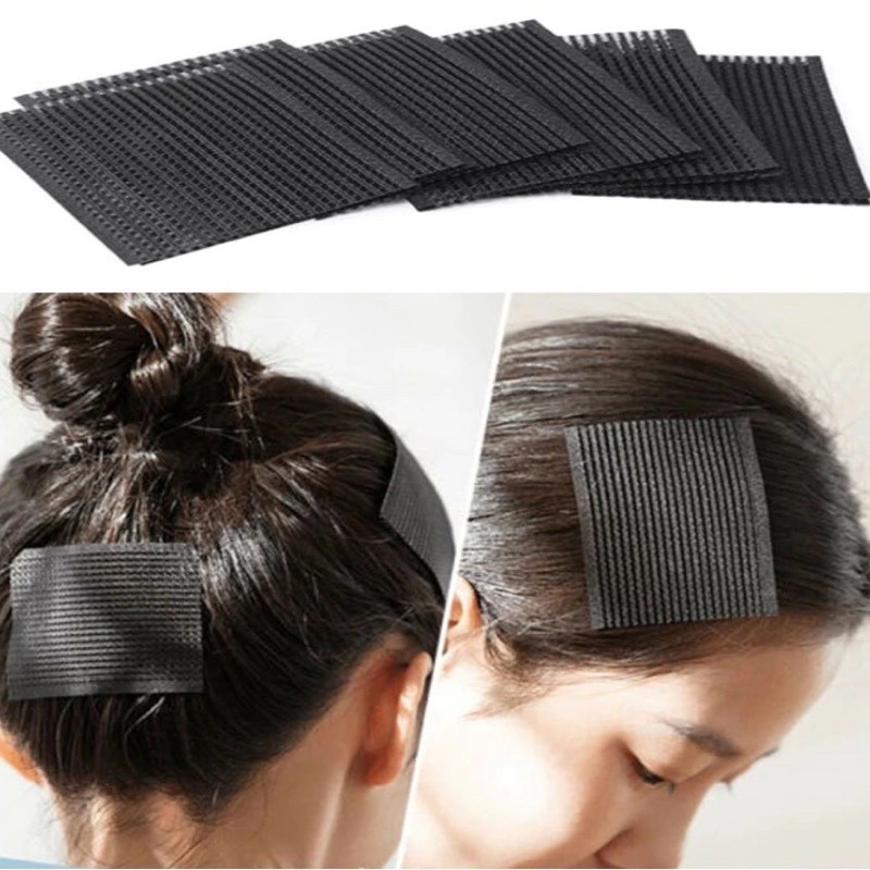 INSTANT DENPASAR Black Bangs Stick-on Bangs Clip-on Velcro Bangs Stick-on