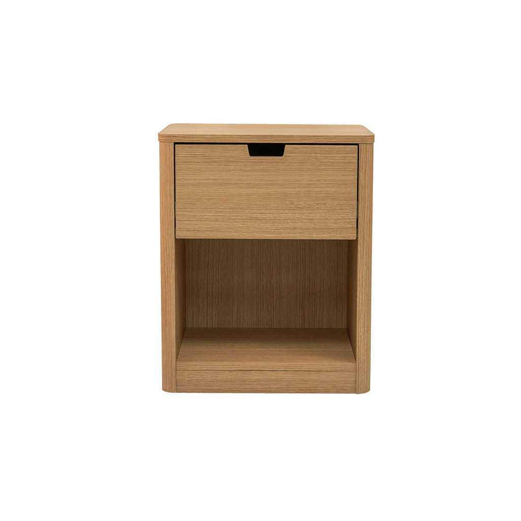 Koncept Furniture ตู้ข้างเตียง KC-PLAY รุ่น YUME/NT45 สีแคชชูโอ๊ค (45x35x55 ซม.) แบรนด์ KONCEPT FURNITURE