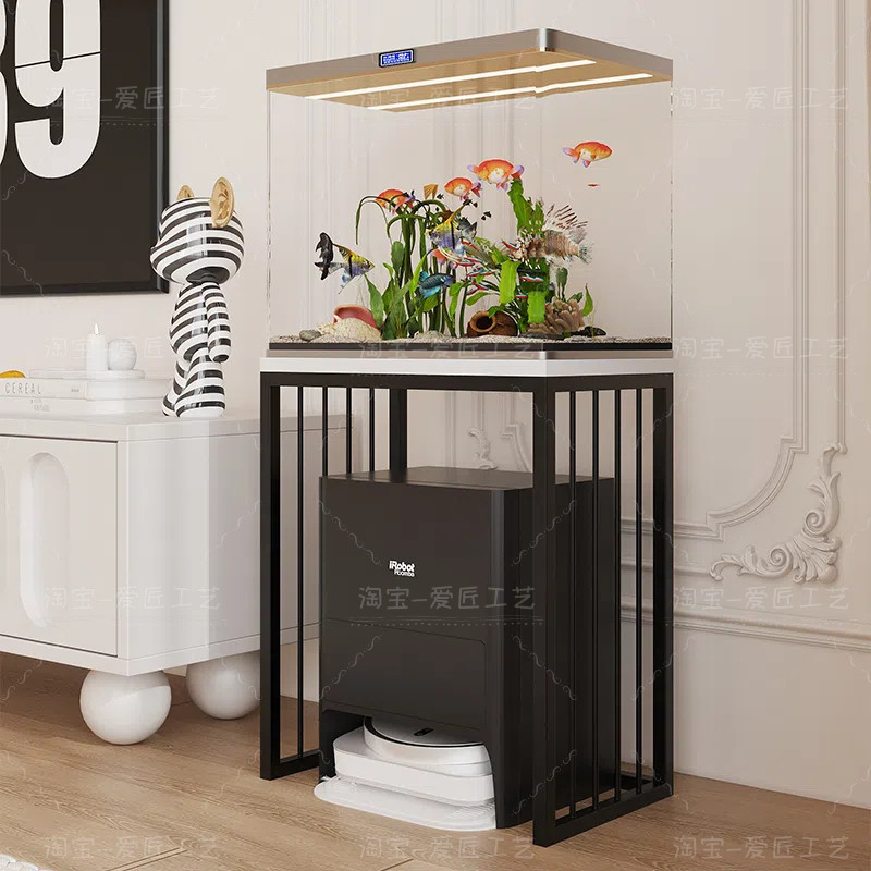 Robot Sweeping Rack Fish Tank Rack Side Table Drinking Rack Sweeper Base Rack Fish Tank Elevated Rac