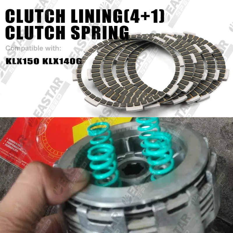 แผ่นคลัทช์และสปริงคลัทช์ for KLX150 / KLX140G / Dtracker 150 (5Lining+4Spring) ราคา ถูกที่สุด ดีลบีเคเค แกลเลอรีภาพที่ 8