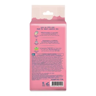 Watsons วัตสัน เฟรช เบบี้ 100% แพลนท์-เบส ซอฟท์ ไวพ์ 8แผ่น x 6แพ็ค.