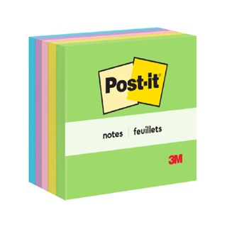 POST-IT กระดาษโน้ต รุ่น อัลตร้าไบร์ท 6545UC คละสี ขนาด 3x3 น…