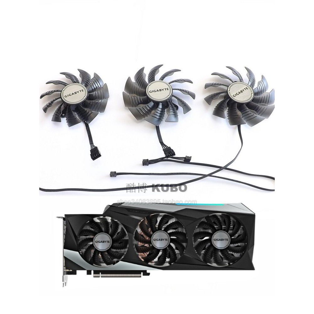 ยี่ห้อใหม่ Gigabyte RTX 3070TI 3080 3080TI 3090 GAMING Magic Eagle พัดลมกราฟิก