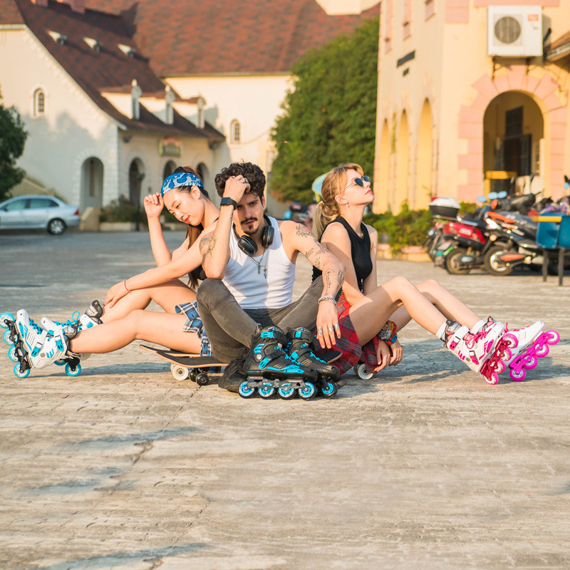 Le Show Skates ผู้ใหญ่ผู้ชายผู้หญิง Roller Skates ผู้ใหญ่ผู้ใหญ่ Roller Skates Smooth Casual Le Show