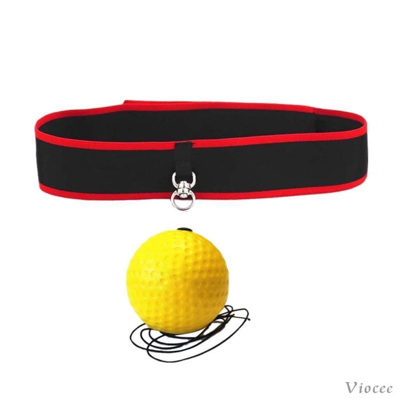 [Viocee] Boxing Reflex Ball Headband React Ball Punch Practice Reflex Punching Ball ปรับได้สําหรับ H