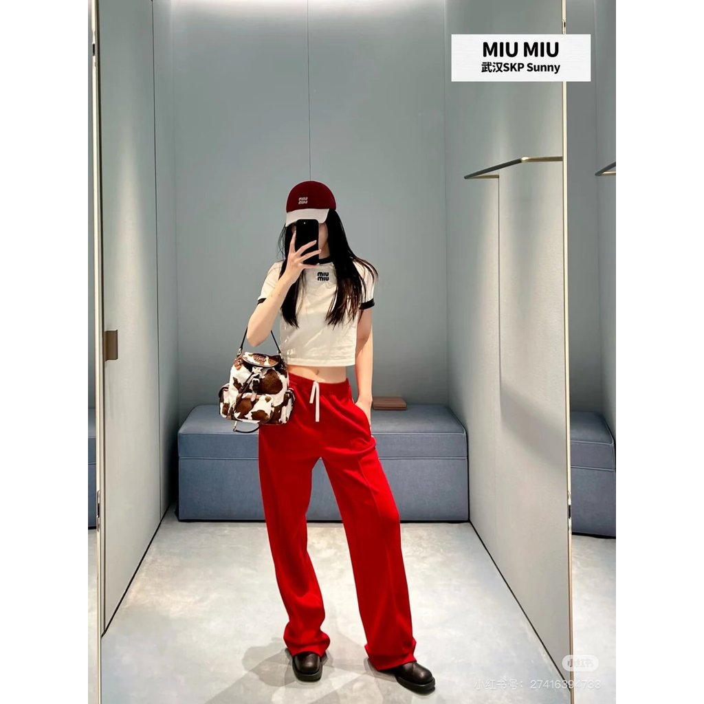 Sports Jacket Shop กางเกงถัก miumi26 miu