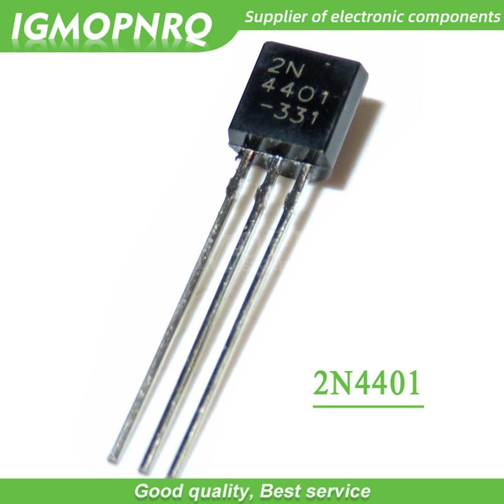 50 ชิ้น 2N4401 TO-92 Bipolar ทรานซิสเตอร์ - BJT NPN Gen Pur SS ใหม่เดิม