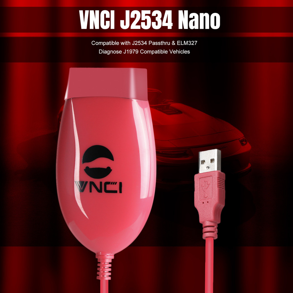 VNCI J2534 Nano รองรับโหมด J2534 และ ELM327 โหมดการสลับอัตโนมัติ