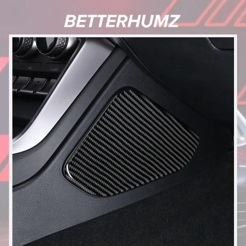 คาร์บอนไฟเบอร์สําหรับ Subaru BRZ/Toyota GR86 2021- คอนโซลกลางแผงด้านข้างสติกเกอร์ Trim การปรับแต่งอุ