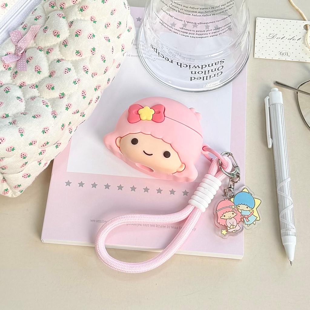 Sanrio Little Twin Stars 3D เคสซิลิโคนสําหรับ AIRPODS 1 2 3 4ANC PRO น่ารักฝาครอบป้องกันปลอก ราคา ถูกที่สุด ดีลบีเคเค แกลเลอรีภาพที่ 6