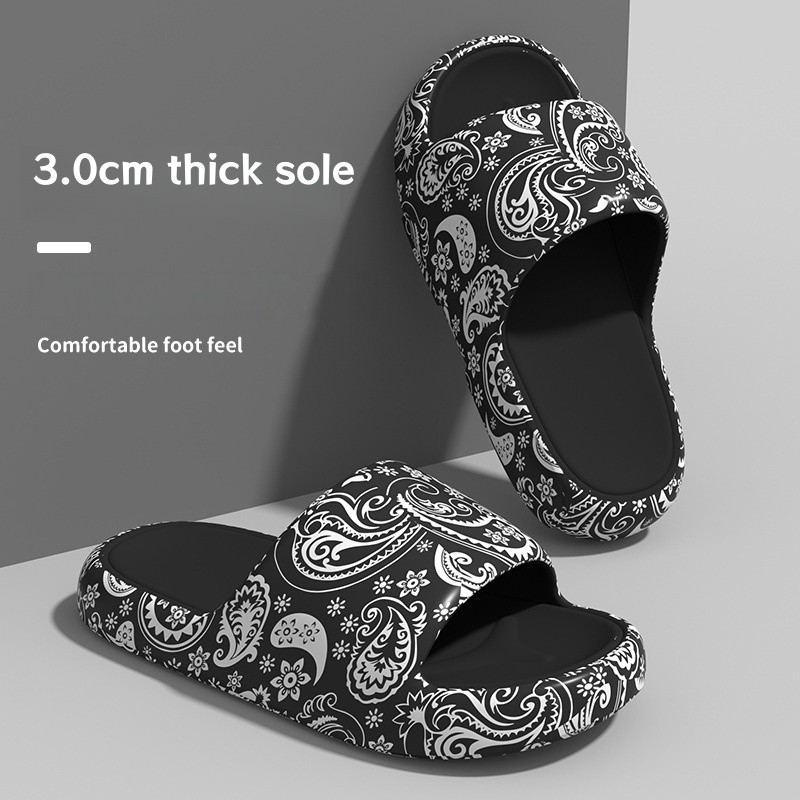 TIKP รองเท้าแตะ Unisex รองเท้าแตะกันลื่นนุ่มสบาย