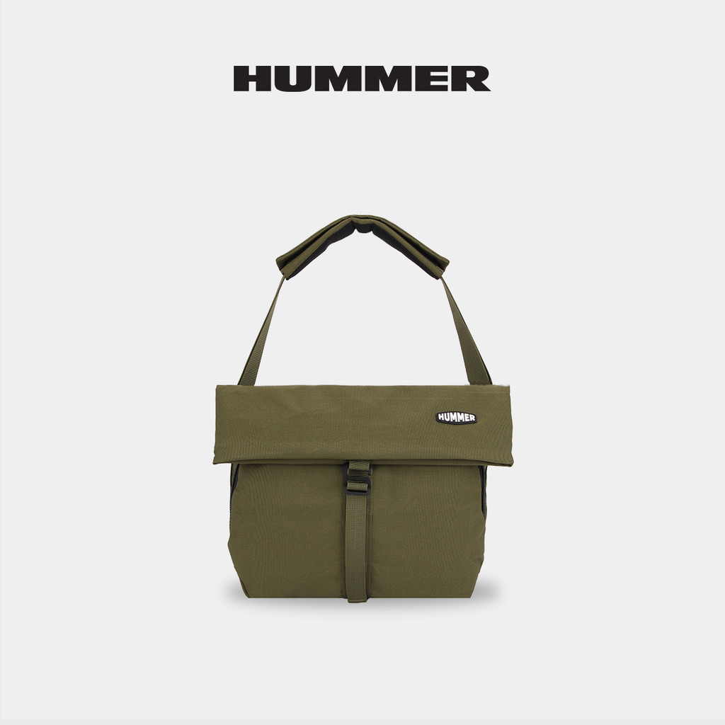 Hummer Mens Nylon Messenger Sling Bag / Beg Silang Lelaki Nilon Hummer