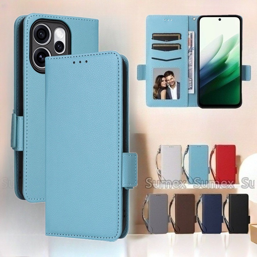สําหรับ OPPO Reno15 Reno 15 Pro Max 15F 5G เคสโทรศัพท์หนังฝาครอบ Lanyard Stand Holder ช่องใส่การ์ดแม่เหล็กกระเป๋าสตางค์ปลอกกันกระแทกกันชน OPO Reno15F Rino 15ProMax