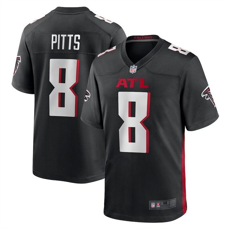 เสื้อรักบี้ผู้ชาย NFL Atlanta Falcons หมายเลข Pitts ส่งเร็w