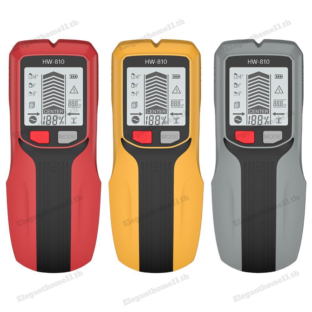 6 in 1 Smart Stud Finder เครื่องสแกนผนังความแม่นยําสูง Stud Finder เครื่องตรวจจับผนังสําหรับ AC ลวดโลหะ Studs ไม้ Joist ท่อ