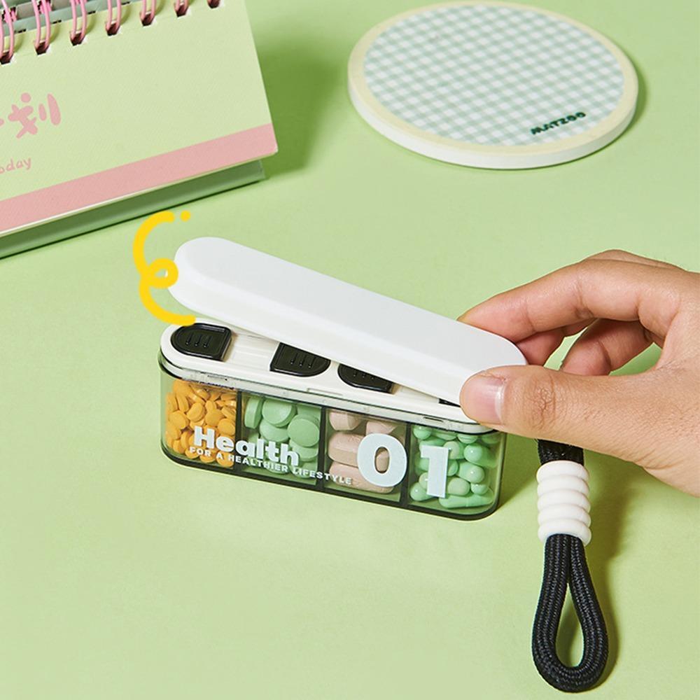 จันท์ กล่องยา, เชือกเส้นเล็กที่มีช่องยา, หน้าต่างภาพที่ทนทานพร้อมฝาปิดกล่องเก็บยา - รูปที่ 5