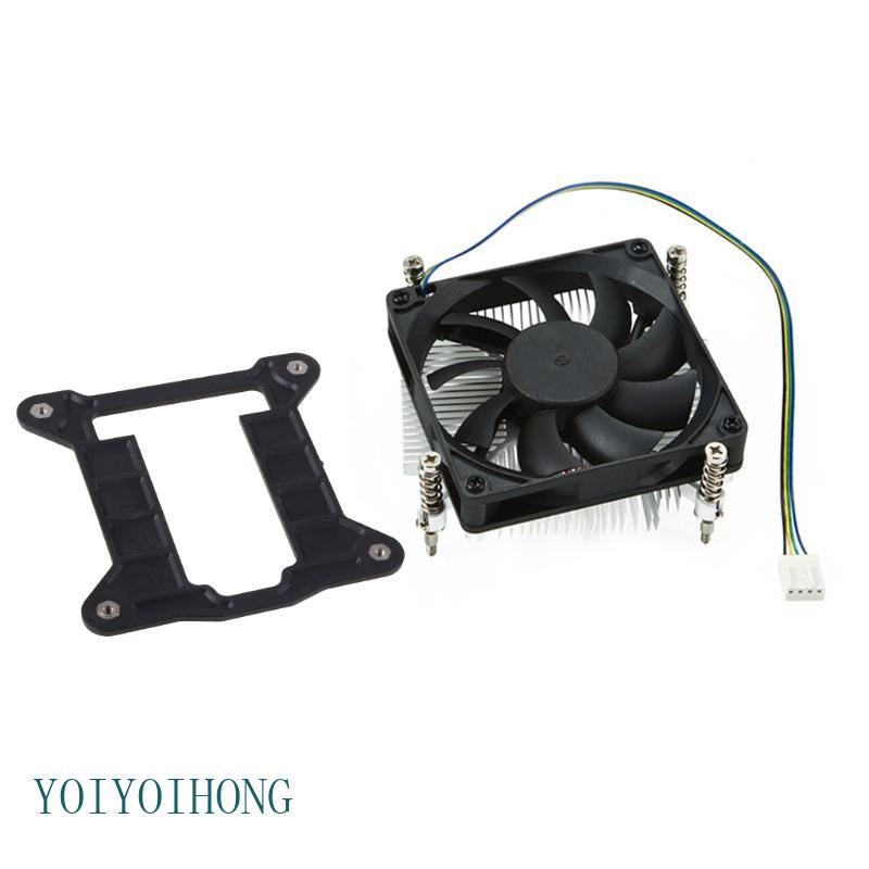 YOI พัดลม ITX หม้อน้ําบางสําหรับ LGA 1155 1156 1150 1151 พัดลมระบายความร้อน CPU หม้อน้ํา