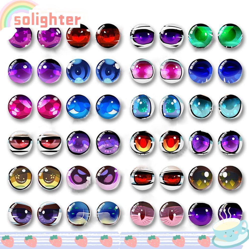 โซไลต์ 20ชิ้น/10คู่ตางานฝีมือตา,คริสตัล6มิลลิเมตร-20มิลลิเมตรหุ่นคริสตัลตา,ที่มีคุณภาพสูงพลาสติกหมีสัตว์อุปกรณ์ ทําเอง ตุ๊กตาอุ