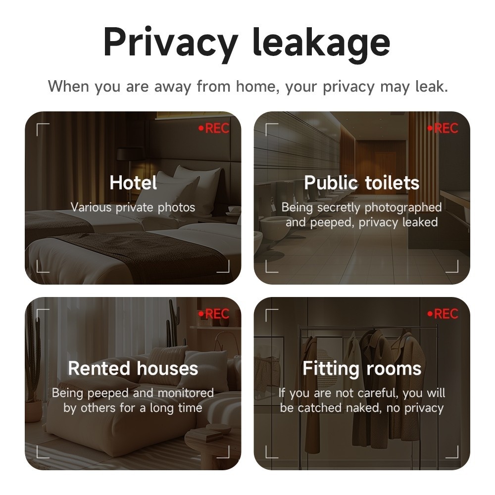 เครื่องตรวจจับกล้อง เครื่องตรวจจับกล้องอินฟาเรด เครื่องสแกนกล้องแอบถ่าย ที่ตรวจกล้องซ่อน พบกล้องขนาดเล็ก K303 - รูปที่ 3