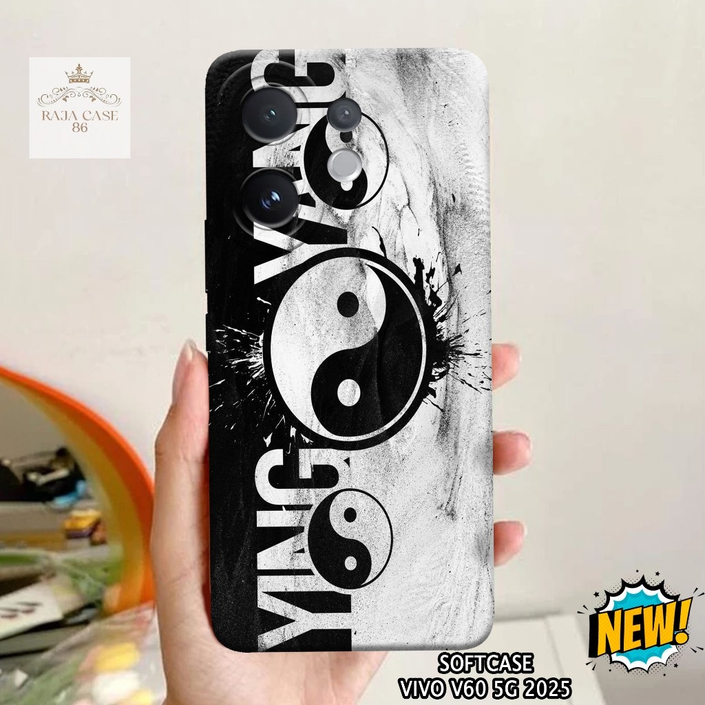 เคส HP Vivo V60 5G 2025 - เคส Vivo V60 5G ล่าสุด - เคส Yinyang Motif - ตัวป้องกันมือถือ - Vivo V60 5