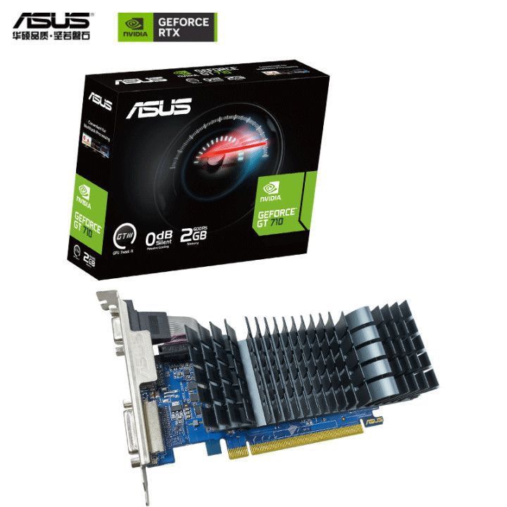 การ์ดจอ ASUS GT710 2GB Low-Profile ใหม่ สำหรับงาน/ความบันเทิง