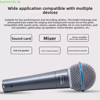[ของแท้ 100%] ไมค์ Shure BETA58A พร้อมสาย เสียงใส ก้องเวทีได้ดี | สำหรับมืออาชีพและคาราโอเกะ รับประกันคุณภาพ เก็บเงินปลา