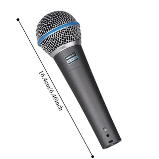 [ของแท้ 100%] ไมค์ Shure BETA58A พร้อมสาย เสียงใส ก้องเวทีได้ดี | สำหรับมืออาชีพและคาราโอเกะ รับประกันคุณภาพ เก็บเงินปลา