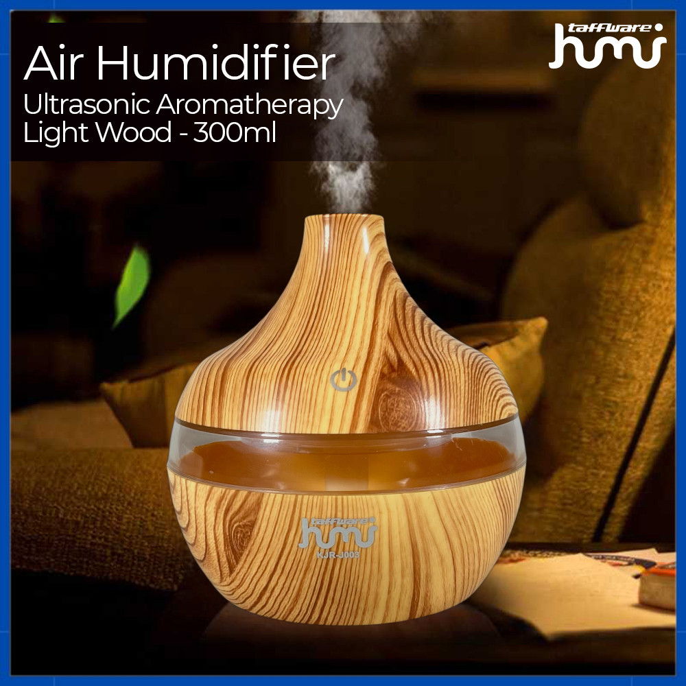 Taffiffware HUMI Air Humidifier Mini Ultrasonic Aroma Diffuser RGB 300ml - KJR-J003