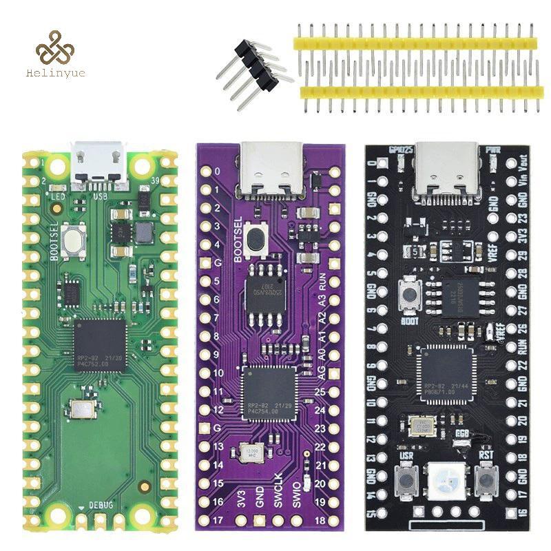 HELINYUE 1 PC RP2040 บอร์ด TYPE-C USB-C สําหรับ Raspberry Board 4MB/8MB/16MB RP2 Raspberry Pi Microc