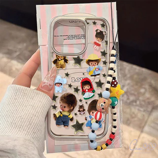เคสไอโฟน 17 สำหรับ IPhone 17 12 16 15 11 13 Pro Max 7 14 8 15 Plus X XS Max SE 2020 เคสโทรศัพท์รูปตุ๊กตาโมจิชิสุดน่ารัก