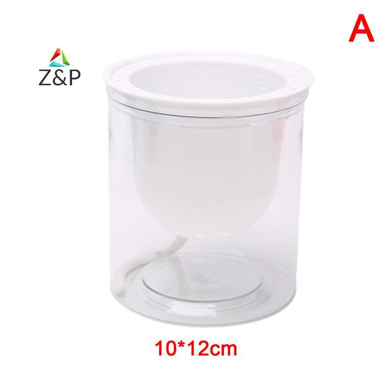 Z&P กระถางดอกไม้โปร่งใสรดน้ําต้นไม้ด้วยตนเองกระถางดอกไม้ตกแต่งสวนบ้าน COD ราคา ถูกที่สุด ดีลบีเคเค แกลเลอรีภาพที่ 8