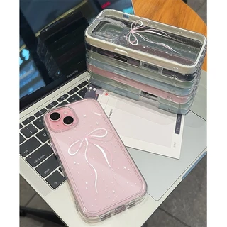 โค้งคำนับ เคสไอโฟน สำหรับ IPhone 15 11 13 7Plus 12 16 14 Pro Max 8Plus XR XS X Max 16 7 8 Plus เคสโทรศัพท์สองในหนึ่ง
