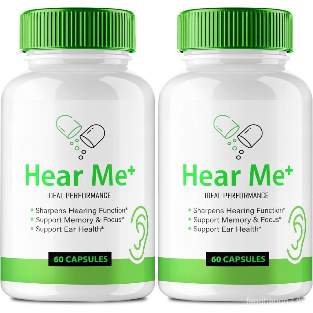 Hear Me + Tinitus Relief for Ringing Ears Capsules อาหารเสริมเพื่อสุขภาพหู HearMe Plus - ความแรงสูงส