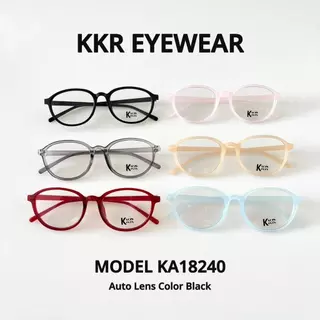 KKR EYEWEAR | Auto Lens KA18240 (เปลี่ยนสี)เลนส์โฟโตโครมิก ออกแดดเปลี่ยนเฉพาะสายตาปกติ ใสได้ทุกโอกาส มีบริการเก็บปลายทาง