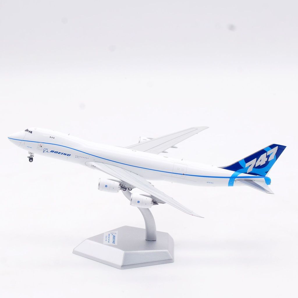 HX รุ่น 1: 400 บริษัทโบอิ้ง B747-8F N747EX วัสดุโลหะผสมเครื่องบินรุ่น