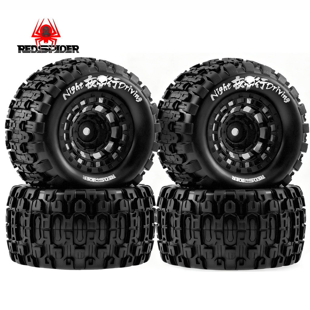 RED SPIDER 4 ชิ้น OGRC MX2.15 RC ล้อและยางสําหรับ 1/16 Traxxas E-Revo HSP 1/18 LOSI Mini LMT RC รถ