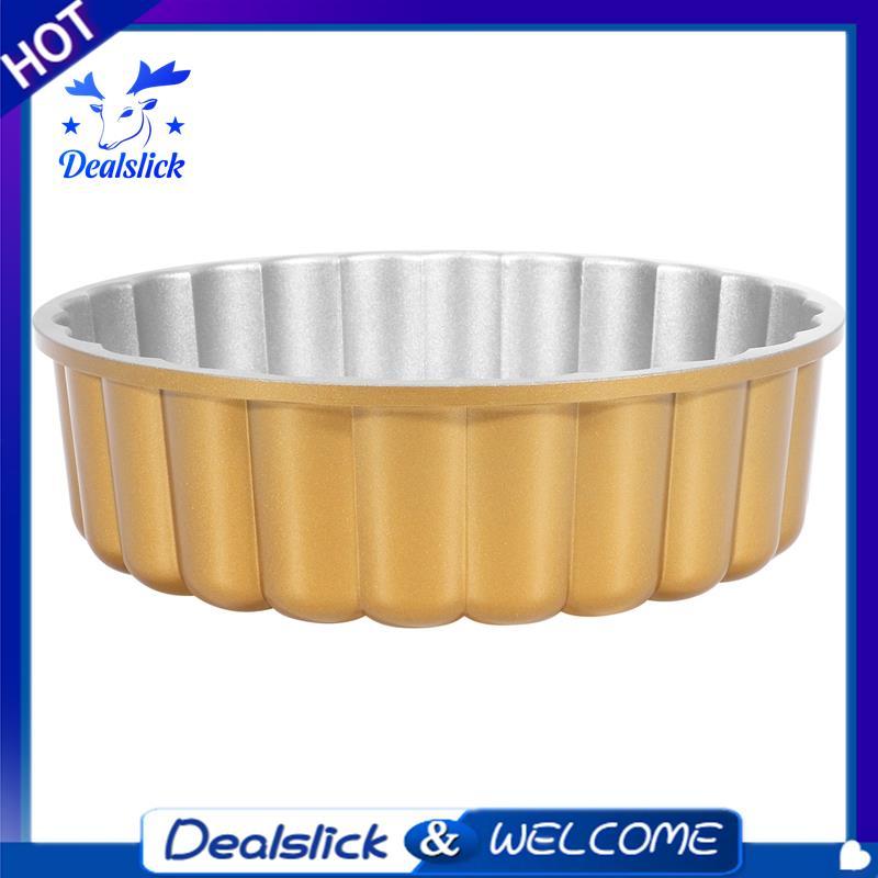 Charlotte Cake Pan,Charlotte Cake Pan กระทะนอนสติ๊ก, 9.4 Inch Cake Pan for Baking Fluted Cake Pan Mo