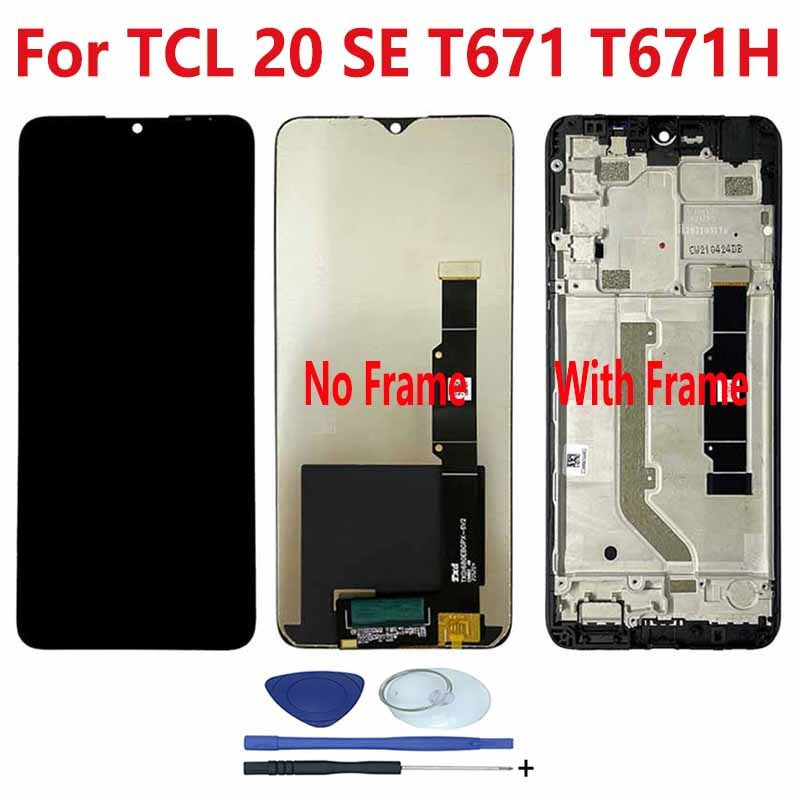 สําหรับ TCL 20 SE T671 T671H T671E T671F T671O จอแสดงผล LCD Touch Screen Digitizer Assembly